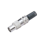 RF PLUG F/METAL (W.CABLE PROTECT )