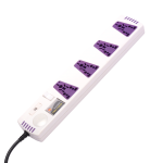 COMP.POWER STRIP 4 WAY SINGLE SWITCH (5MTR)